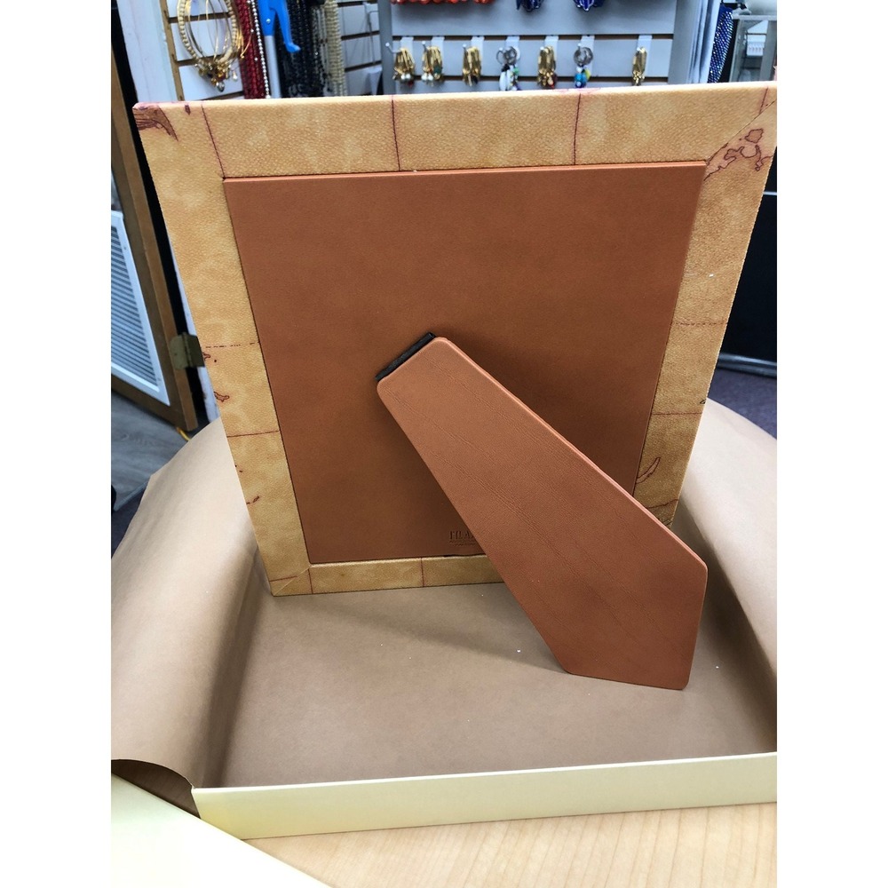 Leather Photo Frame - 8 x 10 ALVIERO MARTINI 1A Classe Geo -NWB - Picture 8 of 10